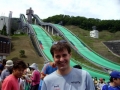 Berni in front of the Hakuba hills