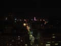 Aussicht aus meinem Zimmer in der Nacht