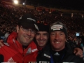 Delegationsleiter Marc Wlti mit Huptling Berni und Manitou Gary