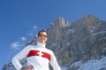 Es Schwiizer Bbli vorem Eiger